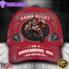 Custom Name Tampa Bay Buccaneers NFL Mascot Damn Right Sport Baseball Cap