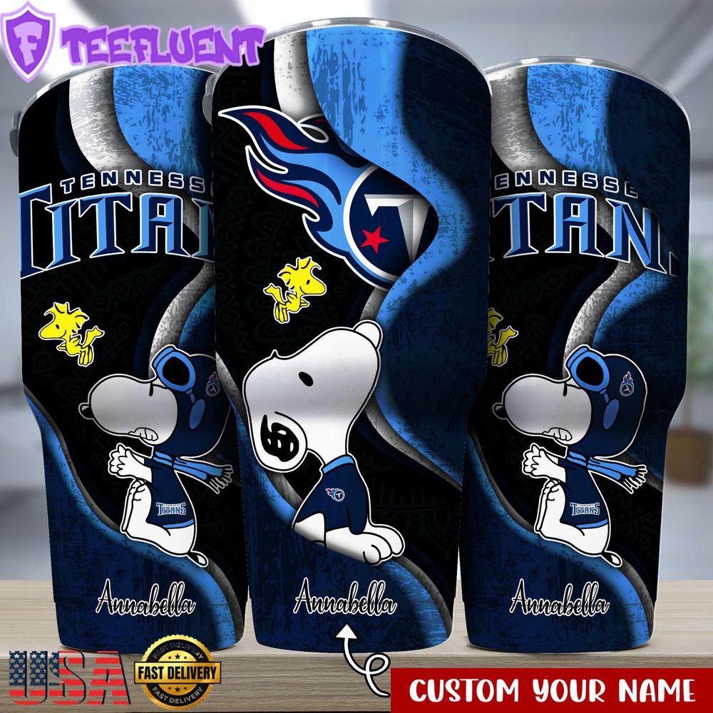 Custom Name Tennessee Titans NFLSport Team Tumbler