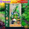 Custom Name Tennessee Volunteers Happy St. Patrick's Day Shamrock House And Garden Flag