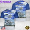 Custom Name United States Marine Corps USMC Sikorsky CH-53K King Stallion T-Shirt 3D