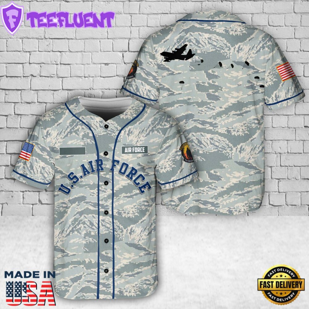Custom Name US Air Force 71st Rescue Squadron Baseball Jersey