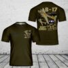 Custom Name US Air Force B-17 Flying Fortress Heavy Bomber Aircraft T-Shirt 3D