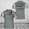 Custom Name US Air Force F-111 Aardvark 3D T-Shirt 1