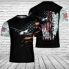 Custom Name US Air Force Hanoi Taxi (Lockheed C-141 Starlifter) 3D T-shirt