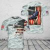 Custom Name US Air Force Lockheed C-141 Starlifter 3D T-shirt