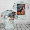 Custom Name US Air Force McDonnell Douglas F-15 Eagle 3D T-shirt