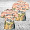 Custom Name US Air Force Oregon Air National Guard F-15 Eagle T-Shirt 3D