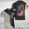Custom Name US Air Force Sikorsky MH-53 Pave Low T-Shirt 3D
