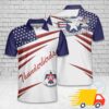 Custom Name US Air Force Thunderbirds, 4th Of July AOP Polo Shirt