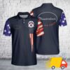 Custom Name US Air Force Thunderbirds, 4th Of July Polo Shirt