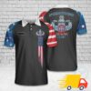 Custom Name US Army 82nd Airborne Jumpmaster - Master Jump Wings, 4th Of July Polo Shirt