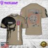 Custom Name US Army National Airborne Day, 82nd Airborne Division 3D T-shirt 1
