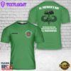 Custom Name US Army Paratroopers With The 82nd Airborne Division Parachute, St Patrick's Day T-Shirt 3D