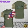 Custom Name US Army Paratroopers With The 82nd Airborne Division Parachute T-Shirt 3D 4