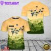 Custom Name US Army Paratroopers With The 82nd Airborne Division Parachute T-Shirt 3D 6