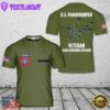 Custom Name US Army Paratroopers With The 82nd Airborne Division Parachute Veteran T-Shirt 3D