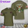 Custom Name US Army Ranger - 2nd Battalion, 75th Infantry Regiment - 50 Year Anniversary Patch (1974-2024) T-Shirt 3D