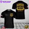 Custom Name US Army Rangers Tab Airborne T-Shirt 3D