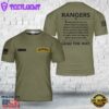 Custom Name US Army Rangers T-Shirt 3D