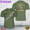 Custom Name US Army Special 5th Special Forces Group w Flash Vietnam War T-Shirt 3D