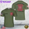 Custom Name US Army Special Forces 7th Special Forces Group (Airborne) (7th SFG) (A) T-Shirt 3D