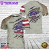 Custom name US Army Special Operations Aviation Command 3D T-Shirt