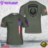 Custom Name US Army Special Operations Aviation Command (USASOAC) T-Shirt 3D
