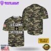 Custom Name US Army Veteran Rank American Flag Camouflage Pattern Baseball Jersey For Man And Women 3 Custom Name US Army Veteran Rank American Flag Camouflage Pattern Baseball Jersey