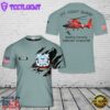 Custom Name US Coast Guard Aerospatiale HH-65C Dolphin Natural Selection 3D T-Shirt