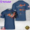 Custom Name US Coast Guard HH-65A Dolphin T-Shirt 3D