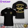 Custom Name US Combatant Diver School Panama City, FL 3D T-shirt
