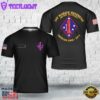 Custom Name US Marine Corps 1st Marine Regiment Ready To Fight Guadalcanal Vietnam 1966-1971 T-Shirt 3D 1