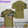 Custom Name U.S. Marine Corps Bell Boeing MV-22B Osprey T-Shirt 3D