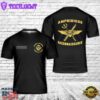 Custom Name US Marine Corps Combatant Diver School Panama City, FL T-Shirt 3D