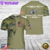 Custom Name U.S. Marine Corps UH-1Y Venom Of HMLA-167 Warriors T-Shirt 3D