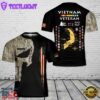 Custom Name US Military Units Vietnam Veteran T-Shirt 3D