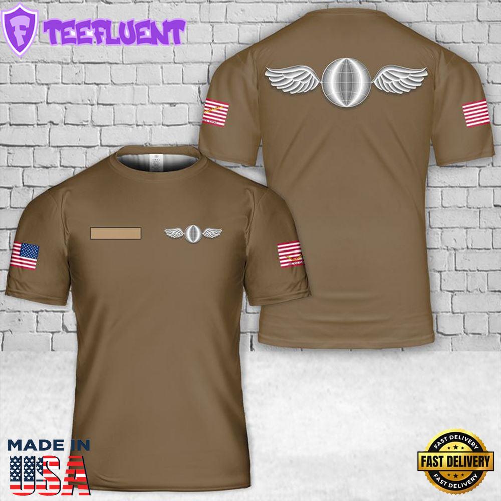 Custom Name US Navy AE T-Shirt 3D