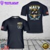 Custom Name US Navy Air Crew Rescue Swimmer T-Shirt 3D