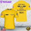 Custom Name US Navy Aviation Boatswain's Mates T-Shirt 3D
