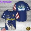 Custom Name US Navy Blue Angels, 4th Of July Baseball Jersey