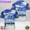 Custom Name US Navy Blue Angels T-Shirt 3D 2