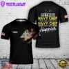 Custom Name US Navy Chief 3D T-Shirt