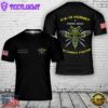 Custom Name US Navy FA-18 Hornet by McDonnell Douglas Multirole Supersonic Air Combat Fighter T-Shirt 3D