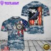Custom Name US Navy Lockheed S-3 Viking Of VS-37 3D T-shirt