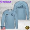 Custom Name US Navy Marine Corps Shellback Crossing The Line AOP Long Sleeve Shirt