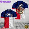 Custom Name US Navy Master Chief Texas style anchor 3D T-shirt
