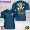 Custom Name US Navy SEABEES Born to Build, Trained to Fight! T-Shirt 3D