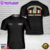 Custom Name US Navy Seabees Operation Iraqi Freedom Combat Veteran T-Shirt 3D