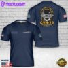 Custom Name US Navy USS Harry S. Truman (CVN-75) - The Buck Stops Here T-Shirt 3D