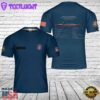 Custom Name US Navy USS James K Polk SSBN-645 3D T-shirt